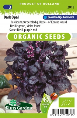 Basil Dark Opal BIO (Ocimum basilicum) 250 seeds SL